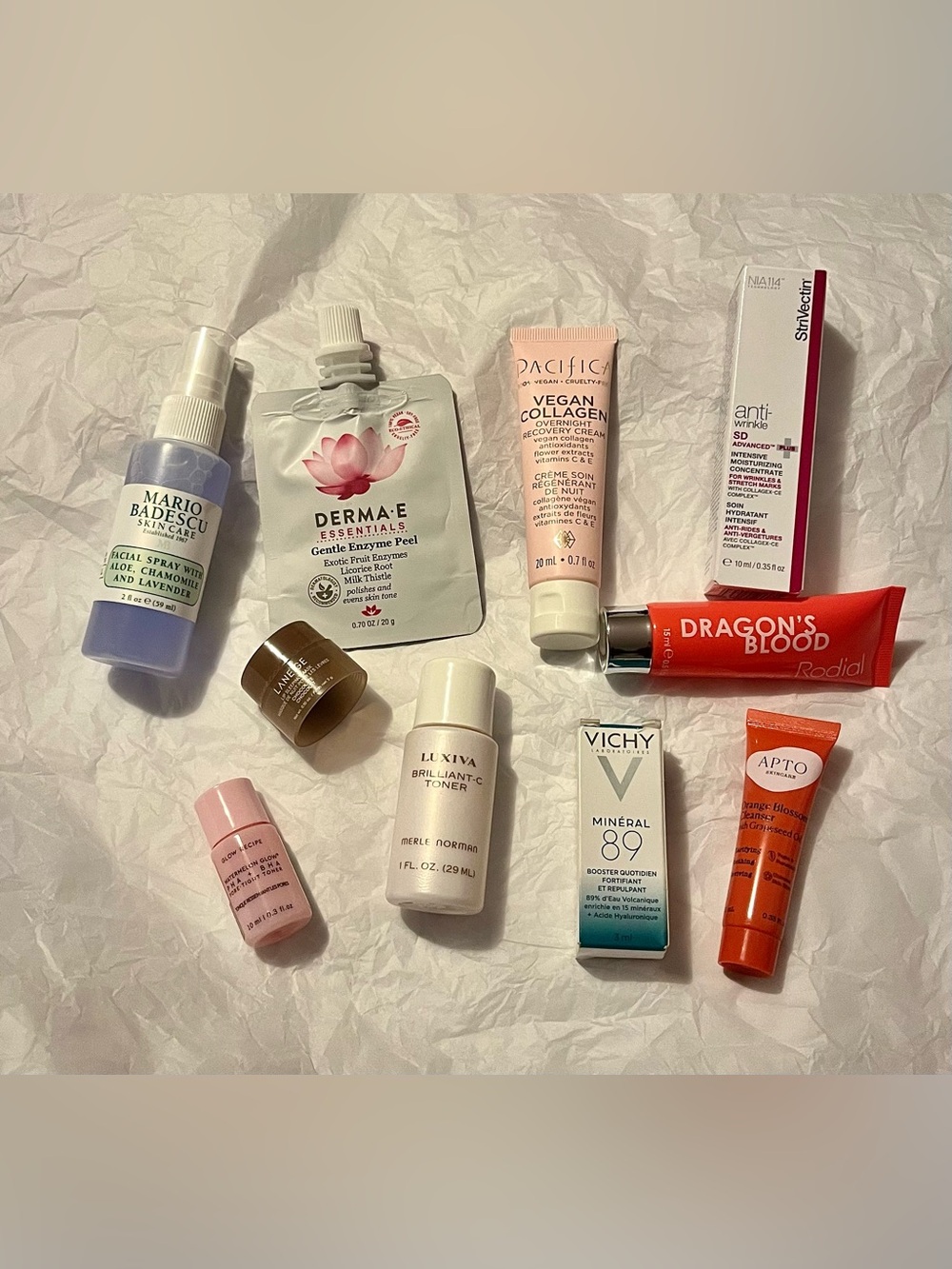 NEW 10pc Deluxe Skincare Samples